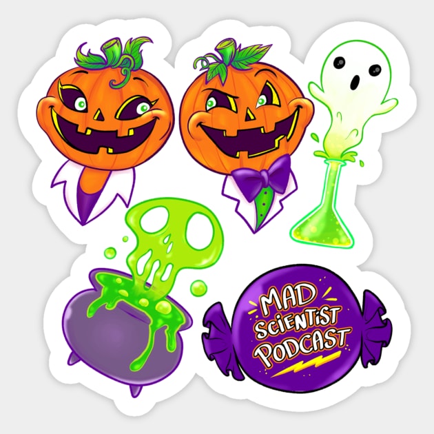 Candy Logo 2 Sticker by The Mad Scientist Podcast